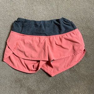 pink lululemon shorts